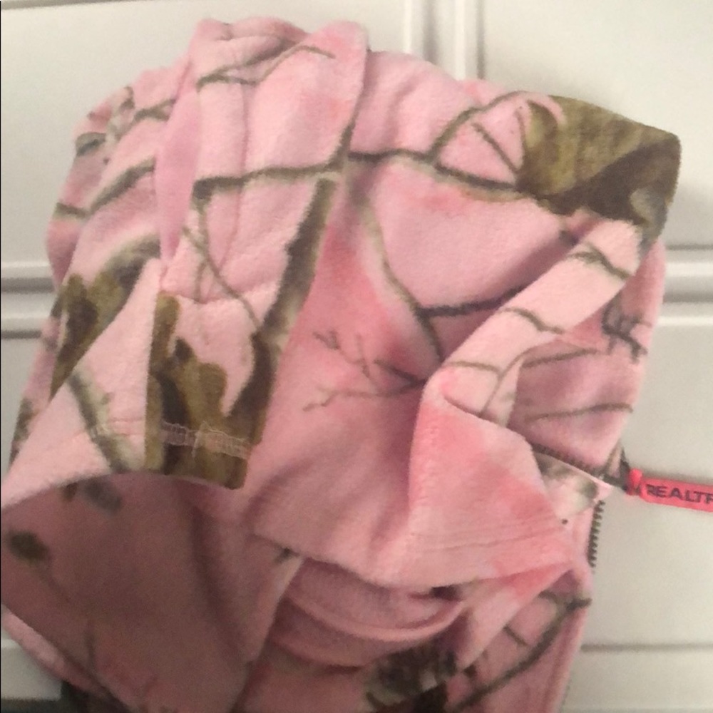 Pink camo sweater